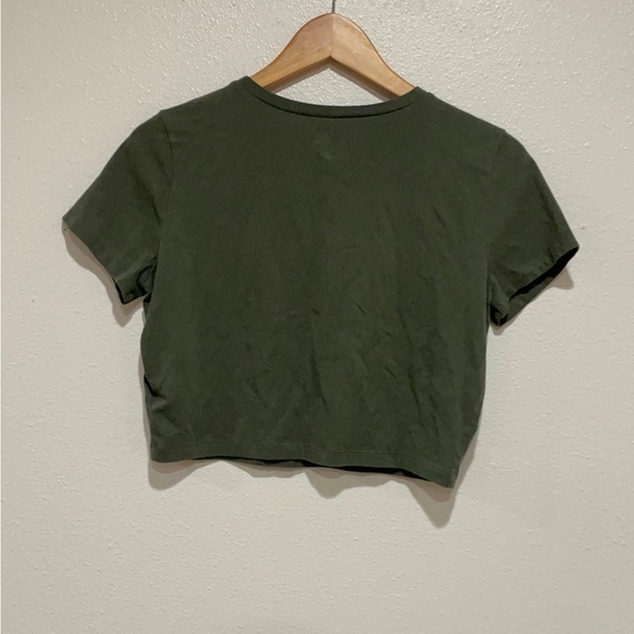 Wild Fable Forest Green Crop Top - Picture 9 of 9